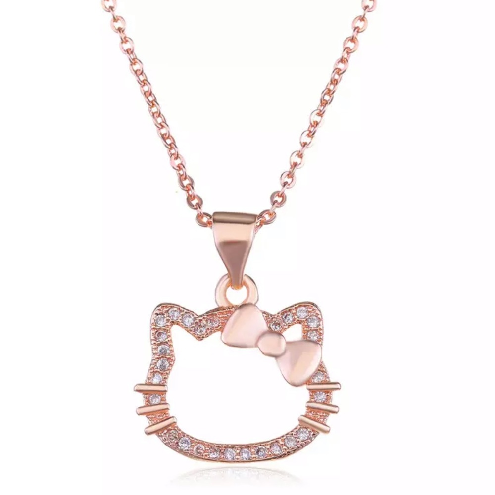 HELLO KITTY ♡ Cubic Zirconia Necklace GIFT